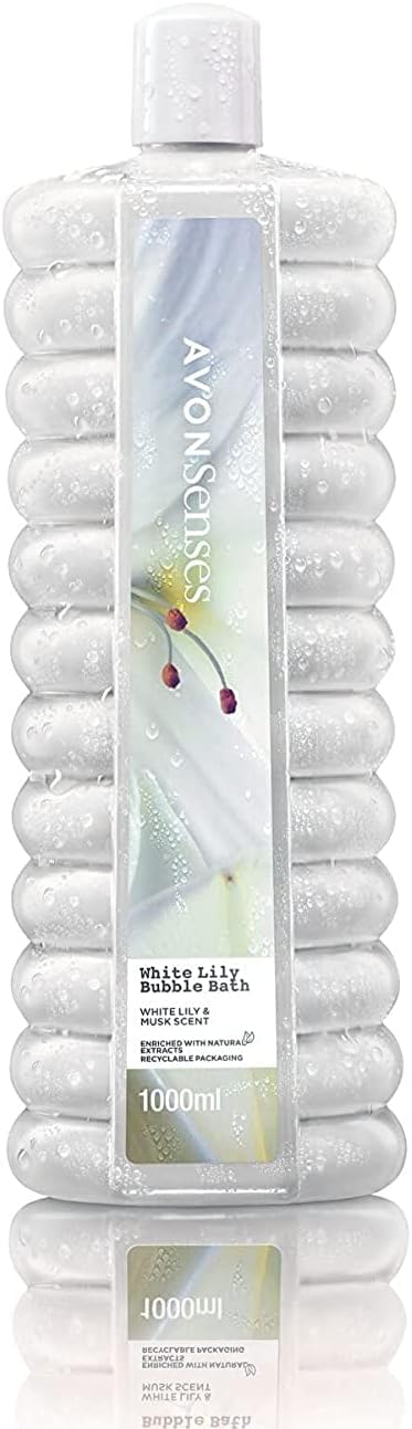 Avon senses white lily bath foam 1000 ML