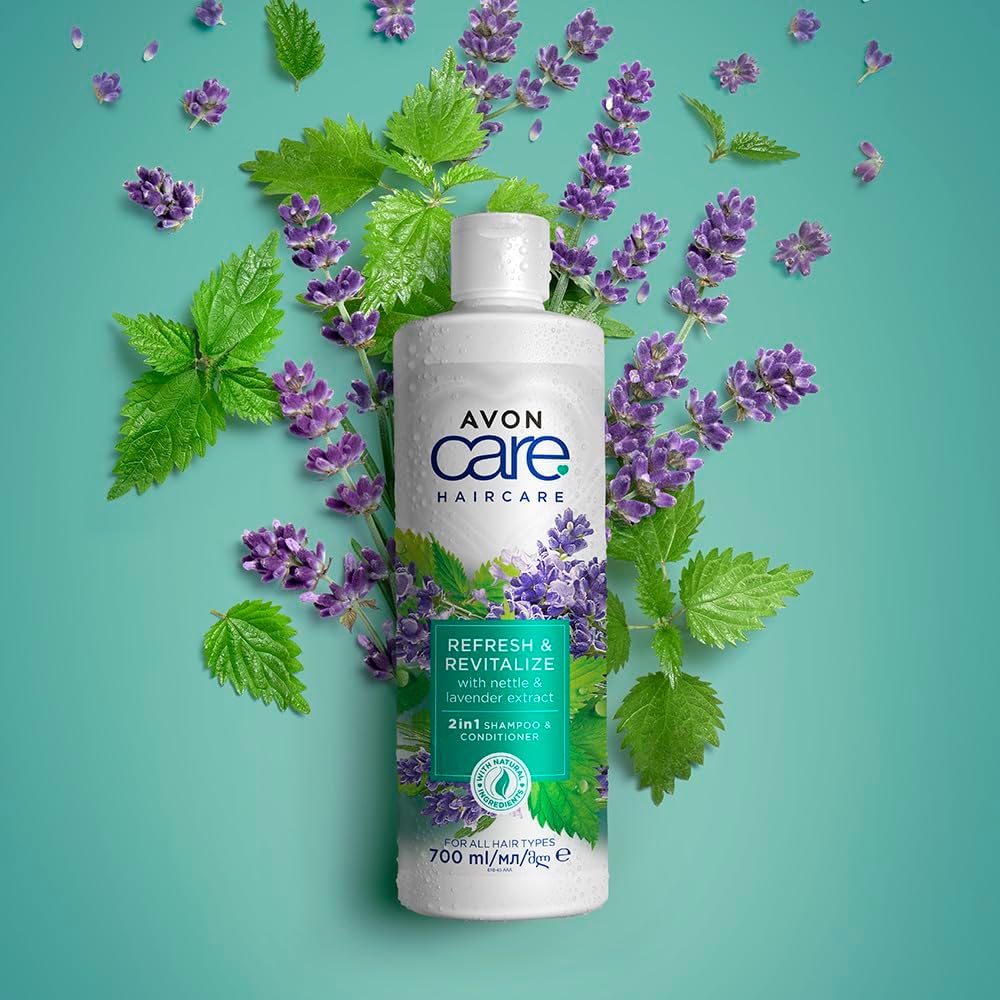 Avon Care Refresh & Revitalize 2-in-1 Shampoo & Conditioner with nettle and Lavender 700  ML