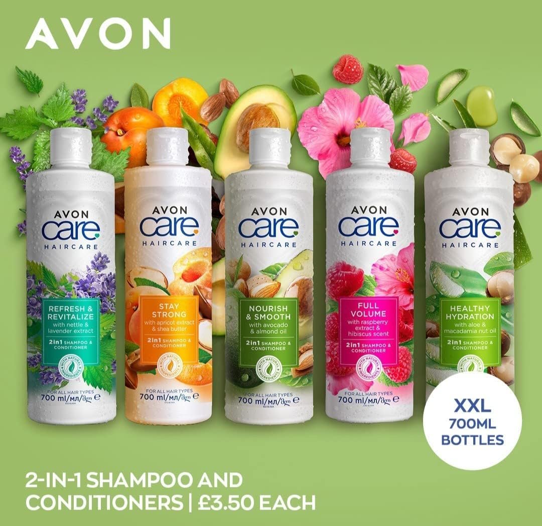 Avon Care Refresh & Revitalize 2-in-1 Shampoo & Conditioner with nettle and Lavender 700  ML