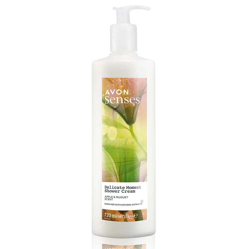 Senses Delicate Moment Shower Cream: Apple & Muguet - 720ml