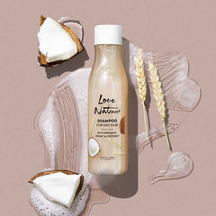 Love Nature Shampoo For Dry Hair with Organic Wheat & Coconut 250 ML