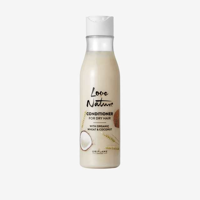 Conditioner for dry hair with organic wheat and coconut extracts 250 ml